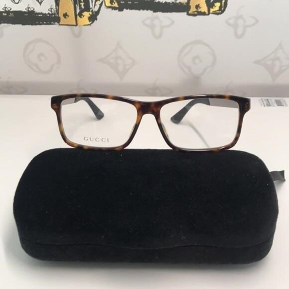 Gucci GG0692O 005 – Havana Green Rectangular | 57-16-150 | New Authentic” - Picture 3 of 12